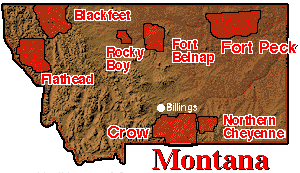 Montana Indian Tribes Bia Contact Info Web Links